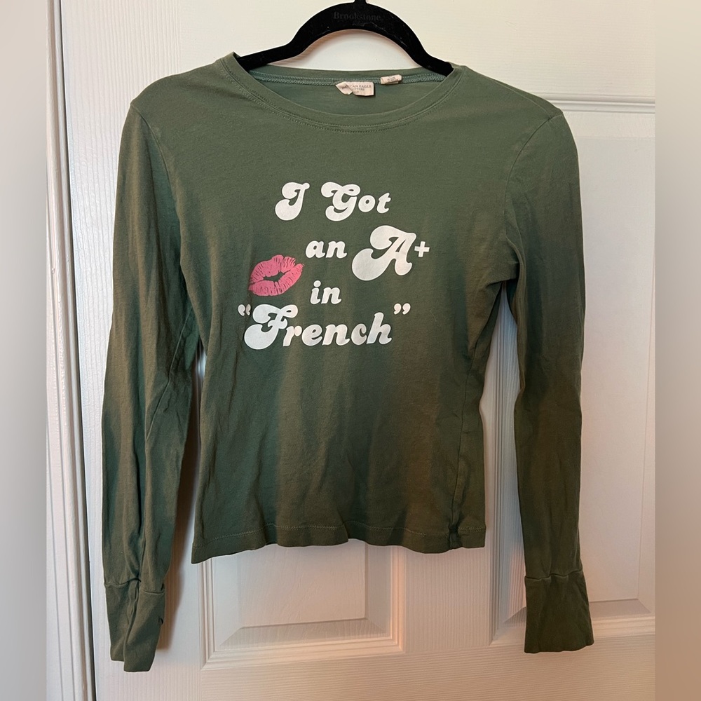 Y2K American Eagle Sheer Baby Tee